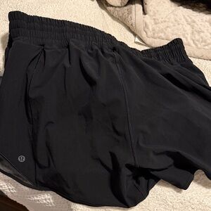 Lululemon Black Elastic Waist Shorts